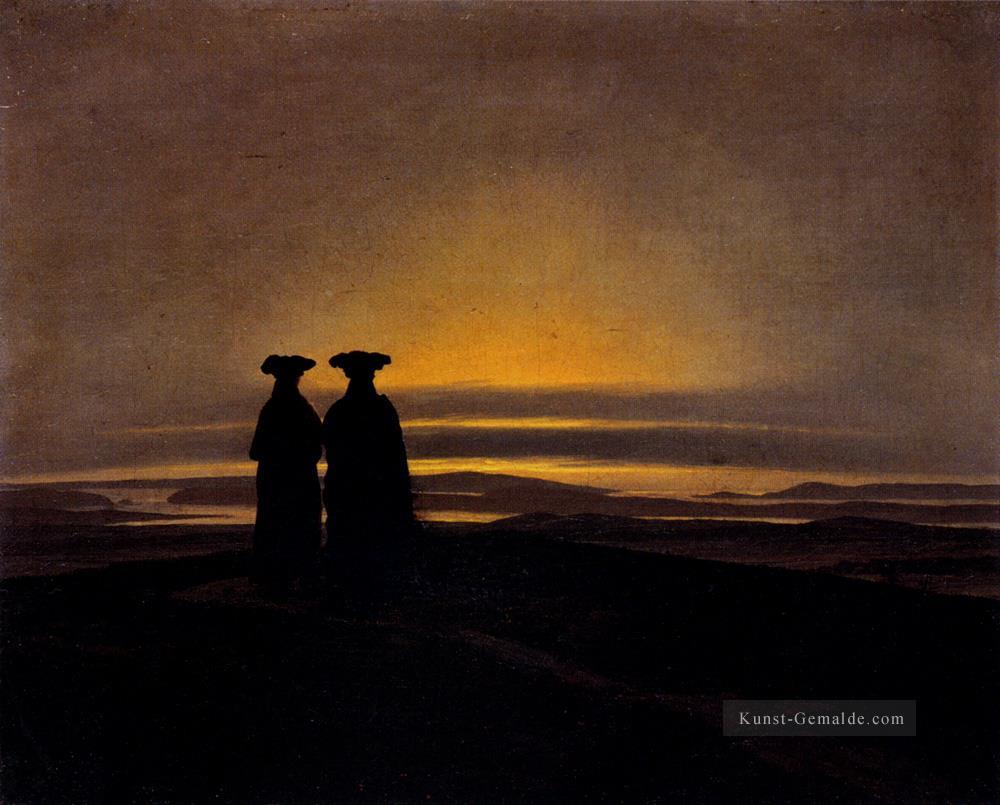Sonnenuntergang romantischen Caspar David Friedrich Ölgemälde